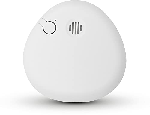 Housegard Pebble Rauchmelder |1 Stück | SA700 | Skandinavisches Design | Feuermelder mit austauschbarer 9V Block-Batterie|DIN EN 14604 Zertifiziert|Testtaste