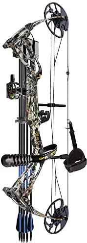 Sanlida Archery Dragon X8 RTH Compound Bow Package for Adults and Teens,18”-31” Draw Length,0-70 Lbs Draw Weight,up to IBO 310 fps,No Bow Press Needed,Limited Life-time Warranty,RH Only