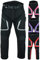 Texpeed Motorradhose Damen Mit Protektoren - Wasserdicht Motorroller Textil Für Sommer oder Winter - Zertifiziert Rüstung (EN 1621-1) Schwarz - 4XL Taille/Regulär Bein