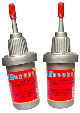 Facynde Schweißkleber Wasserfester Kleber - Schweißschnur Cyanacrylat-Sekundenkleber 10ml - Hochwertiger Mehrzweck-Industrieklebstoff, Glaskleber zum Reparieren von, Keramik, Metall, Basteln