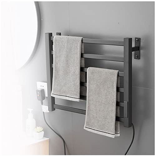 VVLXRIC Scalda Salviette Elettrico, Intelligente con Timer Portasciugamani Bagno, Scaldasalviette Design,585x455mm