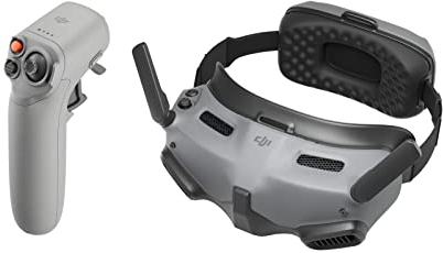 DJI - Pack de movimiento Goggles Integra - Control de movimientos inmersivo, gafas FPV ligeras y portátiles con diseño integrado, pantallas micro-OLED, transmisión de vídeo O3+, HD con baja latencia