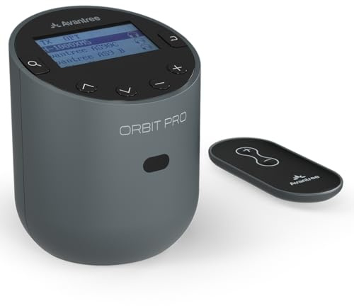 Avantree Orbit Pro - Bluetooth Transmitter for TV with Optical or AUX Audio Output (Incl. Smart TVs), Surround Sound, Easy Volume Control for Airpods & Other Headphones