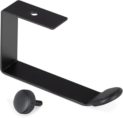 Classic Cantabile Hörlurshållare för KSD-400Pro MK II Keyboardstativ – hörlurshållare lämplig för KSD-400Pro MK II Keyboardstativ – monteras med handskruv – tillverkad av stålplåt – svart