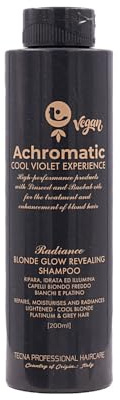 Tecna Achromatic Blonde Glow Revealing Shampoo 200ml - champú anti-amarillo