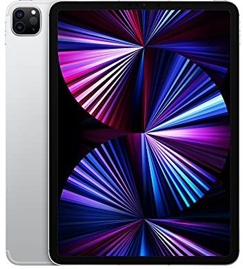 2021 Apple iPad Pro (11-pollici, Wi-Fi + Cellular, 256 GB) Argento (Ricondizionato)