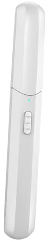 Afeitadora de Cejas USB Eléctrica para Mujeres y Hombres | Blanco Abs, Uso en Cejas y Vello del Labio, Diseño Portátil para Cuidado de Belleza