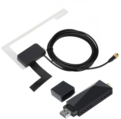 Eouyt Radio Adapter Digital Radio Tuner Box DAB+ Digital Adapter Tragbare mit Antenne+SMA Glass Antenne Set+USB für Dongle Universelles DAB-Modul für Android Autoradio