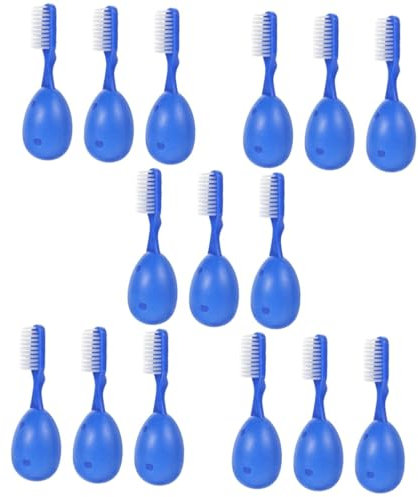 Healeved 15pièces Brosse à Dents Souple Pour Zones Difficiles Accès Brosse à Dents Ergonomique Avec Poignée Confortable Idéale Pour Voyage Et Environnements Spéciaux