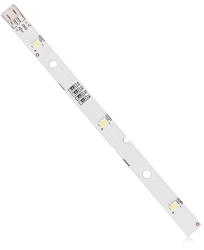 Tira de luz LED para barra de luz RONGSHENG HISENSE E349766 MDDZ-162A 1629348 1529227 DC12V 2W compatible con nevera Kenwood KIFF5017 KIFF5020 KIFF7017 KIFF7020 KSBNDIX11 8-16 x 1 cm