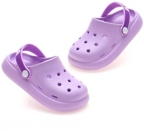 AYUEBO Zuecos para Niños Zuecos Unisex Niños Sandalias de Playa Respirable Antideslizante Piscina Jardín Zapatos Sandalias Ligeras Abierta de Verano Chanclas