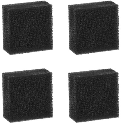 GERUI Aquarium Filterschwamm Aktivkohleschwamm Bioflow 3.0/6.0, M-4Pcs | Bioflow Super, für bioflow 3.0 compact, für bioflow 6.0 /Standard/H, schwarz