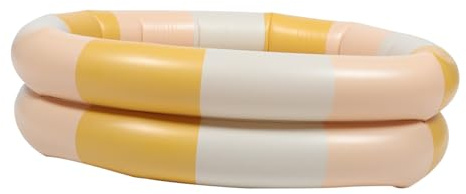 AKOOSY Piscine Gonflable pour Garçon Fille PVC Petite Pataugeoire Ronde pour Garçon Fille Piscine été Réutilisable pour Intérieur et Extérieur Amusante et Rafraîchissante