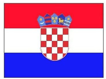 Nautische Flagge KROATIEN 30 x 45cm