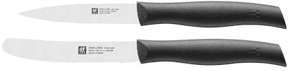 Zwilling 38736-200-0 Messerset Twin Grip, Edelstahl, Silber/Schwarz, 38 x 28 x 28 cm, 2 Einheiten