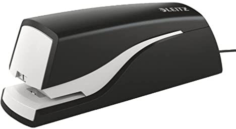 Leitz NeXXt 5532 – Grapadora eléctrica (capacidad para 40 hojas para Leitz E1 grapas, color negro 10 hojas