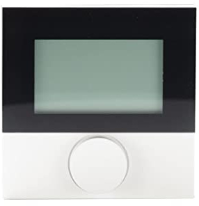 Fußbodenheizung Raumthermostat Alpha Regler Direct Standard LCD 24 V mit Designscheibe