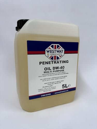 Westway Lubricants Penetrating Oil - Multi Purpose Scaffold Oil - Anti Rust - DW40 - 5L