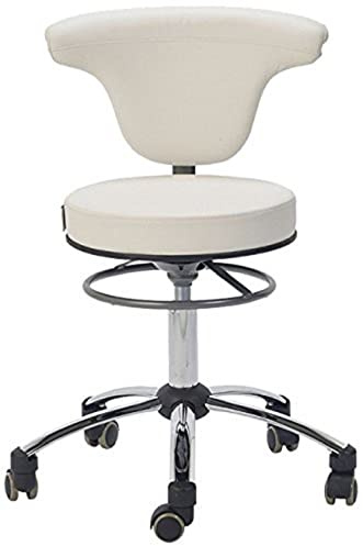 Teqler T-135363weiss Praxis-Drehstuhl