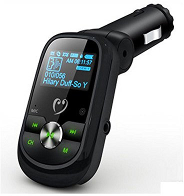 Boomboost Trasmettitore FM Lettore MP3 MP4 da Auto con Lettore Car USB Scheda di Memoria USB + Telecomando