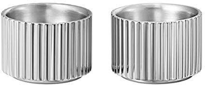 Georg Jensen Bernadotte Egg Cups, Stainless Steel