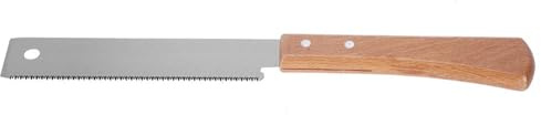 Walfront Mini Miter Box Saw, 12 Zoll Kleine Handsäge, Holz Bündigsäge Buchenstahl Doppelkanten Flachsäge Holz, Dübelsäge für Holzbearbeitung