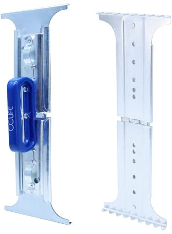 CCLIFE Lève-dalle Terrasse Poignée Lève Dalle 40 à 60 cm Réglable sur 6 Niveaux 30kg