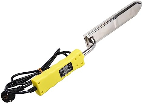 Elektrischer Honigschleuder, tragbares Entdeckelungsmesser aus Edelstahl, mit Temperaturregelung (0-180 ℃), Digitalanzeige, Imkereiwerkzeug, Länge: 456 mm