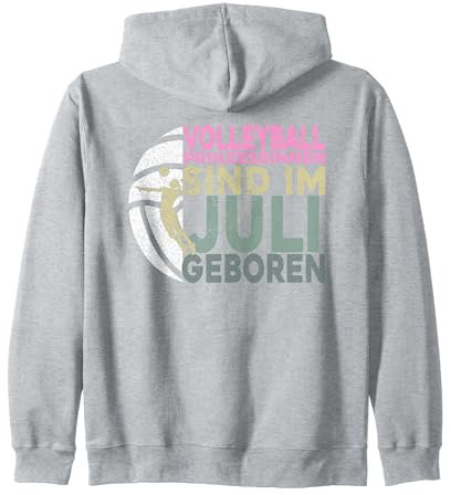 Volleyball Damen Geburtstag Beachvolleyball Mädchen Kapuzenjacke