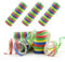 Xmart 16 Tomes Serpentins en Papier Serpentin Anniversaire Serpentin Multicolore 18 Sections par Rouleau 4 Mètres Serpentins Fête Convient pour la Décoration de Carnaval de Fête d'anniversaire