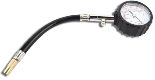 Manometro Per Pneumatici, 0-100 PSI Tester di Pressione Per Pneumatici Manometro Per Pneumatici di Facile Lettura Misuratore di Pressione Per Pneumatici Nero Per Auto Camion Moto Bici