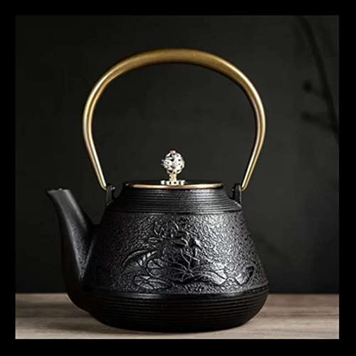 Teiera giapponese Tetsubin in ghisa con manico classico teaware