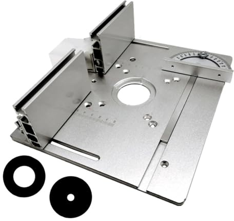 Oberfräsen-Tisch-Einlegeplatte, 2-in-1-Holzbank-Flip-Board für elektrische Oberfräsen-Trimmmaschine