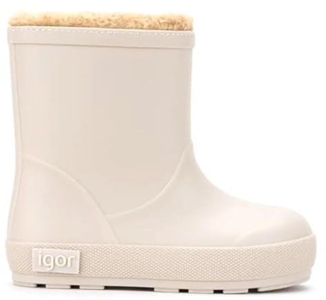 Igor Vattentåliga Barfotastövlar Med Fleecefoder Size 27 Color Beige