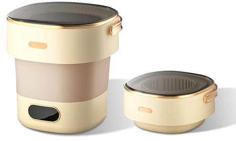 Portable Washing Machine with Spin Dryer For Clothes, 13L Mini Washing Machine and Dryer, Folding Washing Machine, Mini Dryer Washing Machines for Underwear, Baby Clothes, Travel, Camping, RV, Dorm