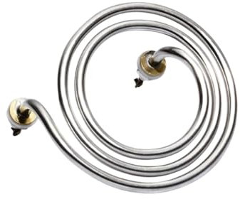PVUV Coil Heating Element Circle Water Heater Pipe AC220V/380V 3KW 201/304Stainless Steel Electric Parts For Water Bucket/Tank(380V,201SUS 3KW M14)