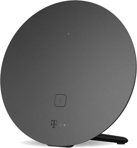 Telekom Speed Home WLAN 2. Gen | Wi-Fi 6 Mesh-Repeater für Starkes Heimnetz | bis 4.800 Mbit/s | Plug & Play per WPS | 2× LAN