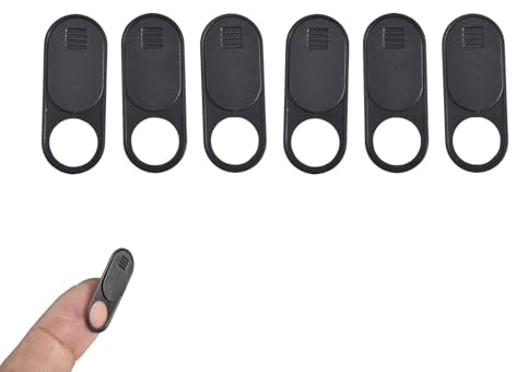 Webbkamera integritetsskydd reglage – ultratunt kamerablockerklistermärke för bärbar dator, mobiltelefon, stationär dator, surfplatta | glidande linsskydd skyddar personlig säkerhet, förhindrar
