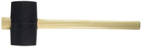 Gummihammer 165g von Hultafors I Ø 350mm I Hammer aus Vollgummi I Ideal für Bodenleger, Fliesen & Karosserie I 823051