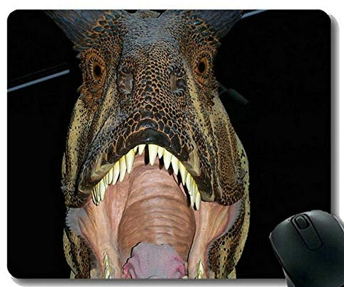 Mausunterlage mit Sperrkante, Riesen-Dinosaurier-Dinosaurier-personalisierte Rechteck-Spiel-Mausunterlagen