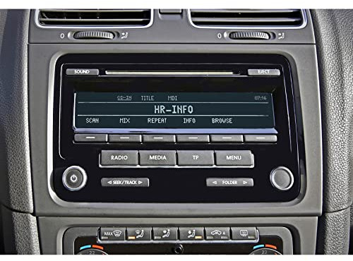Volkswagen 000063212C Kit d'équipement Radio numérique Dab+ Radio numérique, Commande des Touches, Uniquement pour RCD310, Uniquement pour Les véhicules sans Media-in