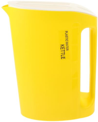 Housoutil Kaltwasserkrug Mit Deckel Kunststoff 19X9.7X9.7X24.5 Cm Großkapazität Wasserkrug Für Haushalt Küche Getränke Servieren