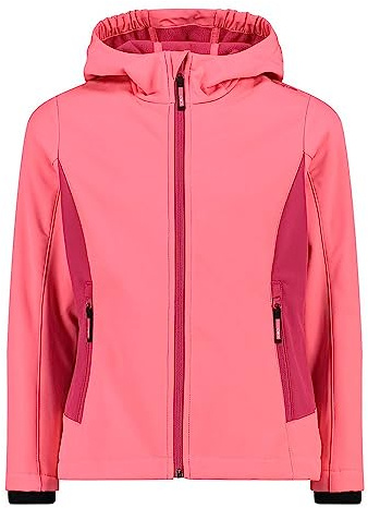 CMP Giacca Kid G con Cappuccio Fisso Unisex - Bambini e Ragazzi, Gloss-Fuxia, 92