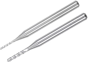 QUARKZMAN 20pz 0.9mm, 1.5mm Carburo Fresa Candele Incisione Fresatura Taglierina CNC Router Punte per PCB Macchina, 1/8 Gambo