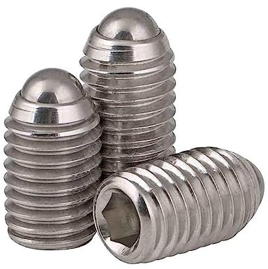 TULDYS 304 Edelstahl Innensechskant Feder Kugel Kolben Gewindestift Gewindestift M8 M10 M12 M16(30mm,M16(10pcs))