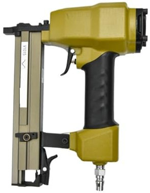Grapadora decorativa neumática Clavadora neumática en V, herramienta eléctrica, marco de pistola de clavos, clavadora en ángulo de línea fija, pistola neumática de ángulo de clavos, pistola de clavos