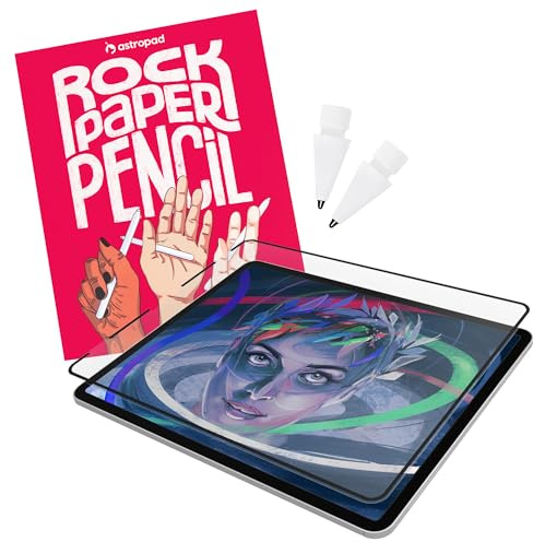 Astropad Rock Paper Pencil 2 – Paper Feel Screen Protector for iPad 10.9 inch Fine-point Apple Pencil Tips 2 Pack – Compatible with Apple Pencil 1st and 2nd Gen – Drawing – Writing