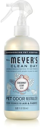 MRS. MEYER'S CLEAN DAY Pet Odor Neutralizer, Coconut Leaf Scent, 12oz