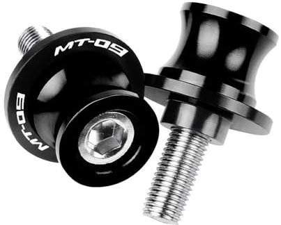 YULEGUDI Schwingenschutz Montageständer Für Y&amaha MT09 MT-09 MT 09 SP 2017-2021 2020 2022 6MM Ständerschrauben Motorrad CNC Aluminium Schwinge Slider Spulen Zubehör(Black)