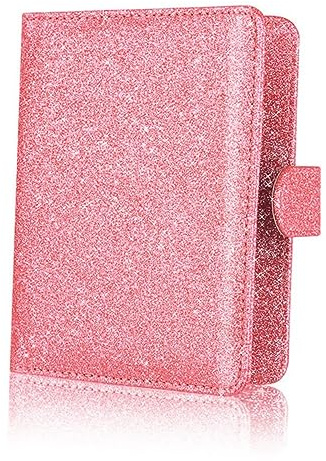 LALADEFIEE Portadocumenti Pu Pelle Rosa Con Chiusura Magnetica Organizer Multifunzionale Per Passaporto e Carte Per Viaggi e Conservazione Sicura Di Documenti e Denaro